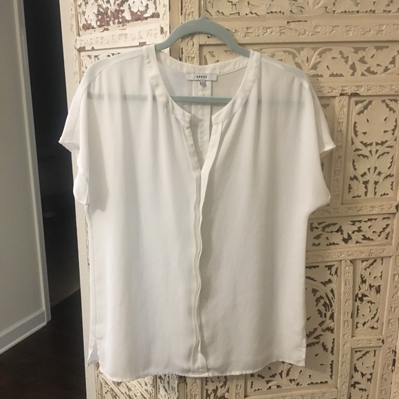 RO & DE White Short Sleeve Top - Picture 1 of 4